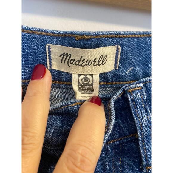 Madewell The Perfect Vintage Wide-Leg Jean in the harvey wash comfort stretch 27 - Picture 7 of 10